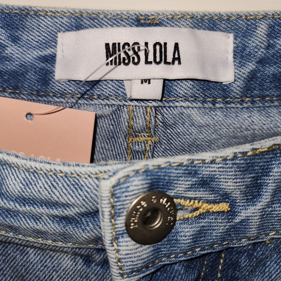 Miss Lola New Distressed Jeans | Sz M - Picture 3 of 5